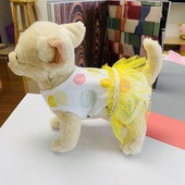 Kutya fiziológiai egészségügyi nadrágok Rajzfilm fonal szoknya Négylábú egyrészes menstruációs nadrág kiskutya macska pelenka kisállat jelmez