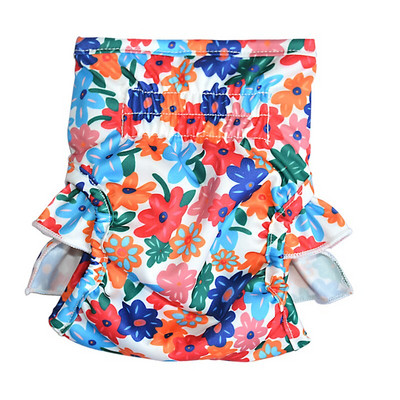 Pantaloni fiziologici pentru câini Scutece sanitare lavabile în stil plajă Pantaloni scurți pentru câini pentru femeie Lenjerie de corp Slip pentru câini Chiloți sanitari