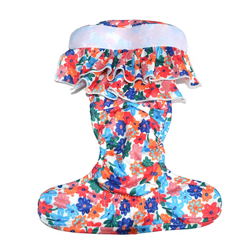 Pantaloni fiziologici pentru câini Scutece sanitare lavabile în stil plajă Pantaloni scurți pentru câini pentru femeie Lenjerie de corp Slip pentru câini Chiloți sanitari