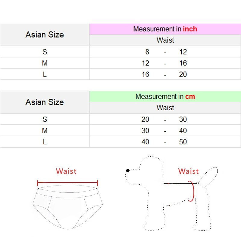 Plienky pre domáce zvieratá, hygienické fyziologické nohavičky, prateľné bavlnené nohavičky pre domáce zvieratá, menštruačné spodné prádlo pre domáce zvieratá