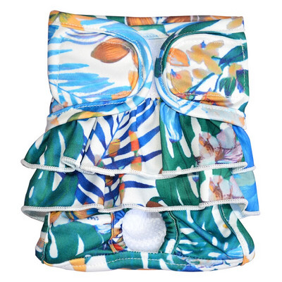 Domáce zvieratá Plienky pre psov Hygienické fyziologické nohavičky Prateľné bavlnené kvetinové princezná Plienky pre domáce zvieratá Roztomilé plienky pre domáce zvieratá