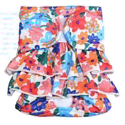 Domáce zvieratá Plienky pre psov Hygienické fyziologické nohavičky Prateľné bavlnené kvetinové princezná Plienky pre domáce zvieratá Roztomilé plienky pre domáce zvieratá