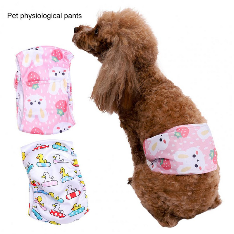 Koera menstruaalvöö hingav ahistamisvastane multikas Pardiprint Lemmikloomakutsikas Koerte füsioloogiline aluspesu Estruse jaoks