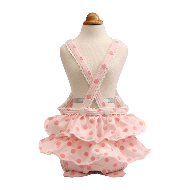 Chovateľské potreby Menštruačné nohavice pre psov s bodkami, fyziologické nohavice s nastaviteľnými popruhmi, veľkoobchod s oblečením, plyšové oblečenie pre psov