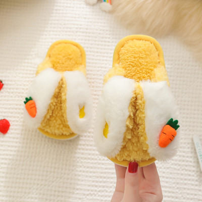 Papuci de casa pentru copii pentru fete cu element 3D