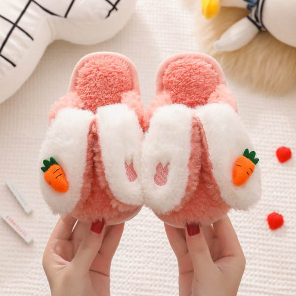 Papuci de casa pentru copii pentru fete cu element 3D