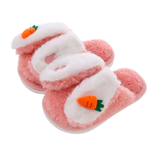 Papuci de casa pentru copii pentru fete cu element 3D