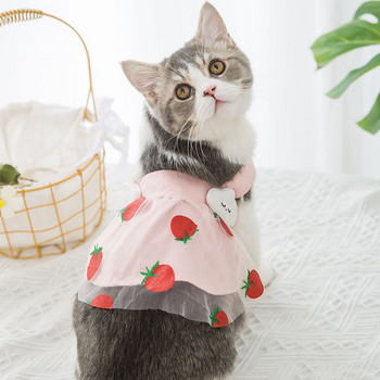 Καυτή νέα άφιξη Καλοκαίρι Μικρή φούστα για κουτάβι Σκύλος Ρούχα για κατοικίδια Άνοιξη Φθινόπωρο Χειμώνας Κορίτσι Πριγκίπισσα Γάτα Φόρεμα Προϊόντα για κατοικίδια
