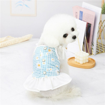 Χαριτωμένο φόρεμα για σκύλους Φόρεμα φούστας για μικρά σκυλιά Ρούχα καλοκαιρινά ρούχα για κατοικίδια για το York Chihuahua Pomeranian Puppy French Bulldog