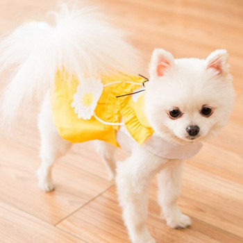 Νέα άφιξη Ρούχα για σκύλους για Άνοιξη Καλοκαίρι Λουλούδι Λεπτά υπέροχα ρούχα για κουτάβι Princess Small Dog Teddy Pet Γιλέκο γάτα Ρούχα φούστα