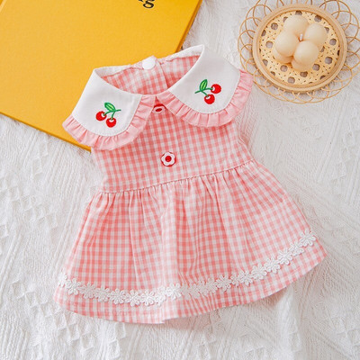 Νέα άφιξη Ρούχα για σκύλους για Άνοιξη Καλοκαίρι Λουλούδι Λεπτά υπέροχα ρούχα για κουτάβι Princess Small Dog Teddy Pet Γιλέκο γάτα Ρούχα φούστα