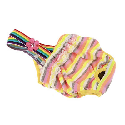 Pantaloni fiziologici pentru câini respirabili Scutece pentru câini Chiloți pentru câini cu floare Pantaloni scurți colorați pentru cățeluși Pantaloni fiziologici pentru animale de companie Rechizite pentru câini