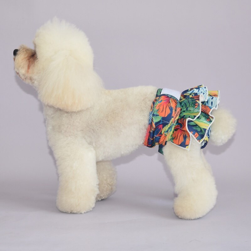 Umývateľné plienky pre psov pre domáce zvieratá, mäkké hygienické nohavičky, pohodlné opakovane použiteľné plienky pre psov, obdobie tepla, zabraňujú obťažovaniu, šortky