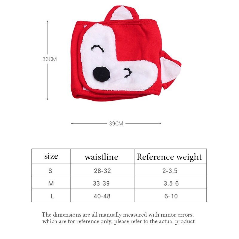 Pantaloni drăguți de siguranță pentru animale de companie din desene animate Câini mici și mijlocii Teddy Masculin Pantaloni de căldură Pantaloni de siguranță Anti-hărțuire Câine politicos