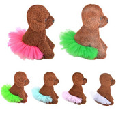 Vasarinis tutu sijonas Saldus šunų naminių kačių vestuvinė suknelė Minkšto tiulio Cosplay tinklelio tvirtas trumpas sijonas Princesės drabužiai