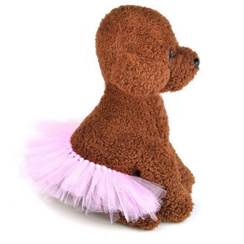 Καλοκαιρινή φούστα Tutu Γλυκιά νυφικό για σκύλους κατοικίδια γάτα Μαλακό τούλι Cosplay Mesh Μασίφ κοντή φούστα Princess Ρούχα