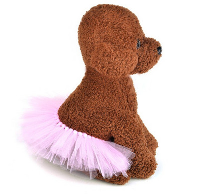 Vasarinis tutu sijonas Saldus šunų naminių kačių vestuvinė suknelė Minkšto tiulio Cosplay tinklelio tvirtas trumpas sijonas Princesės drabužiai