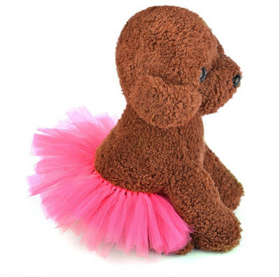 Vasarinis tutu sijonas Saldus šunų naminių kačių vestuvinė suknelė Minkšto tiulio Cosplay tinklelio tvirtas trumpas sijonas Princesės drabužiai