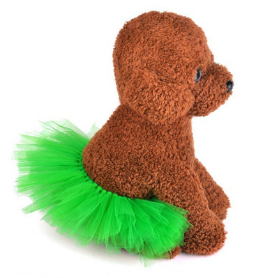 Vasarinis tutu sijonas Saldus šunų naminių kačių vestuvinė suknelė Minkšto tiulio Cosplay tinklelio tvirtas trumpas sijonas Princesės drabužiai