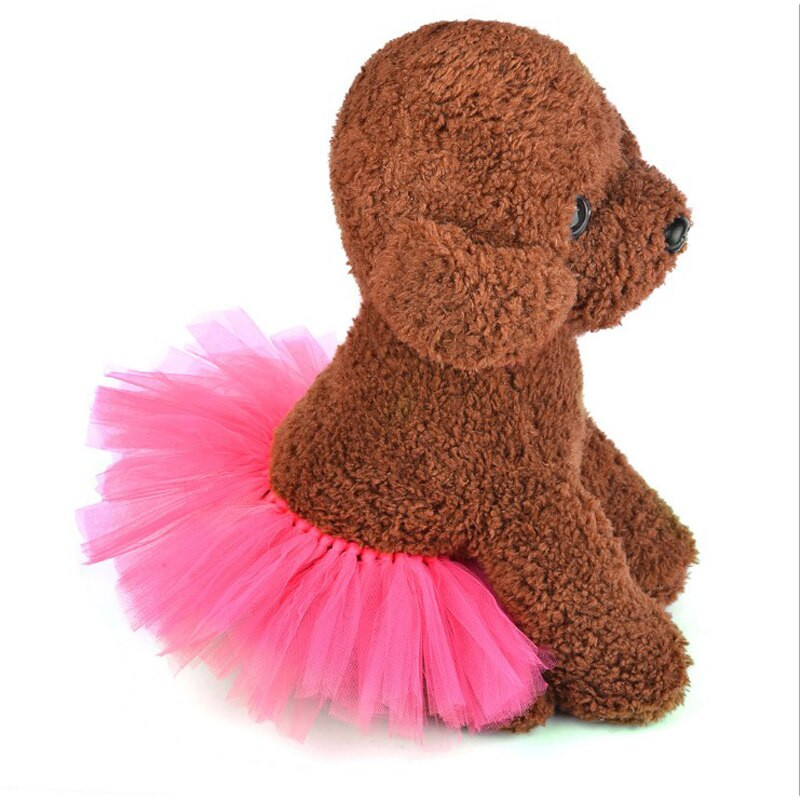 Vasarinis tutu sijonas Saldus šunų naminių kačių vestuvinė suknelė Minkšto tiulio Cosplay tinklelio tvirtas trumpas sijonas Princesės drabužiai