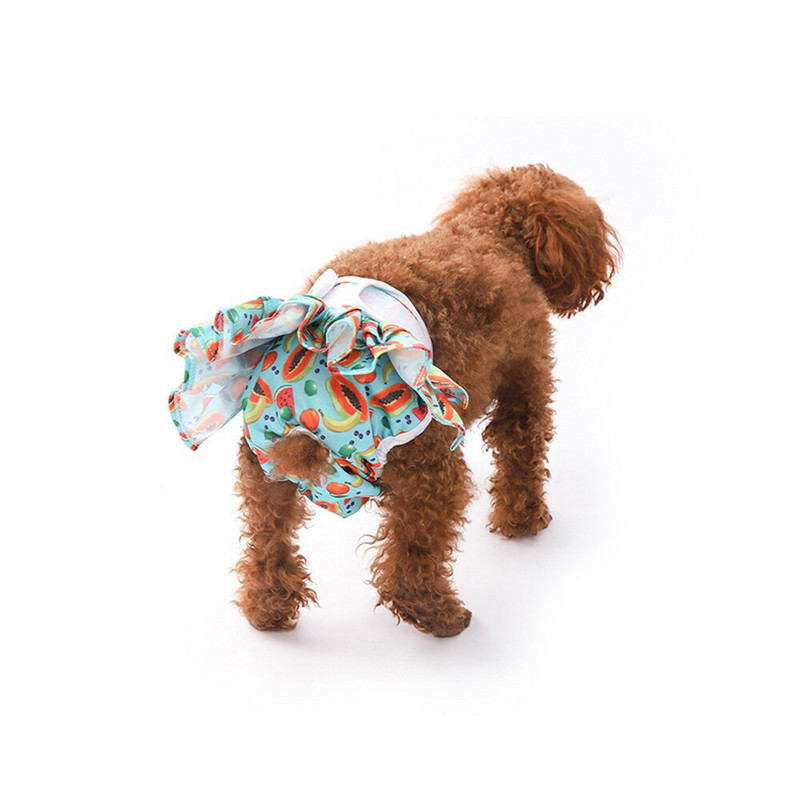 Перящи се пелени за женски кучета Абсорбиращи кучешки бикини за многократна употреба за женски разгонени кучета Абсорбиращи пелени за кучета или възбудимо уриниране