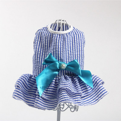 Suknelė šuniukui naminiams gyvūnėliams Sijonas pavasaris vasara mergaičių drabužiai šuniui Madingi lankeliai Mieli naminių gyvūnėlių aksesuarai Čihuahua Yorkie Roupa drabužiai šuniukui