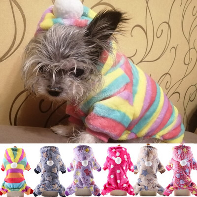 Puha, meleg kisállatkutya-kombinációk Kutyaruházat Pizsama Gyapjú Kutyaruházat Kutyák Kabát Chihuahua Yorkshire Ropa Perro