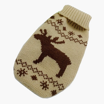 Šunų žieminiai drabužiai Megztinis naminių gyvūnėlių drabužiai Kalėdų elnių drabužiai Čihuahua šuniuko džemperis Jorkšyro Helovino šunų megztinis