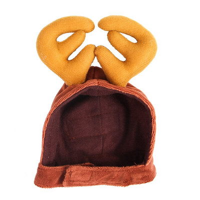 Naminių gyvūnėlių drabužiai Rudens žiemos flanelės šiltas festivalio paltas šunų drabužiai katės briedžio kostiumas kalėdiniai drabužiai kačiuko šuniuko naujametinė apranga