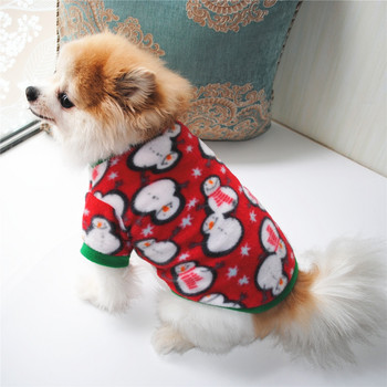Μαλακό ζεστό Fleece Ρούχα για κατοικίδια Χαριτωμένο κρανίο εμπριμέ παλτό για κουτάβια πουκάμισο πουκάμισο για σκύλους Γαλλικό μπουλντόγκ πουλόβερ Καμουφλάζ ρούχα για σκύλους