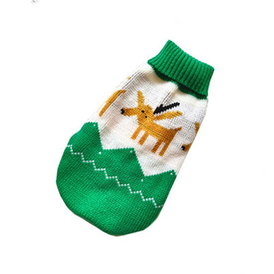 Žiemos animacinių filmų kačių šunų drabužiai Šilti kalėdiniai megztiniai Yorkie augintiniams Drabužiai Paltai Mezgimas Nerti Helovino drabužiai XS-3XL