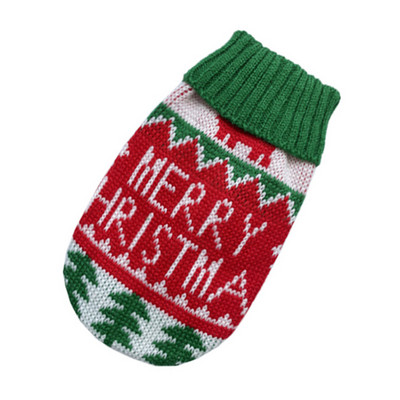 Žiemos animacinių filmų kačių šunų drabužiai Šilti kalėdiniai megztiniai Yorkie augintiniams Drabužiai Paltai Mezgimas Nerti Helovino drabužiai XS-3XL