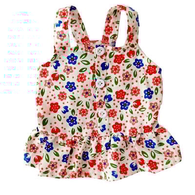 Roztomilé oblečenie pre psov, kvetinový záves, čipkované tylové šaty bez rukávov, jarné leto, kostým pre malé a stredné psy, šteňa, šaty pre domáce zvieratá