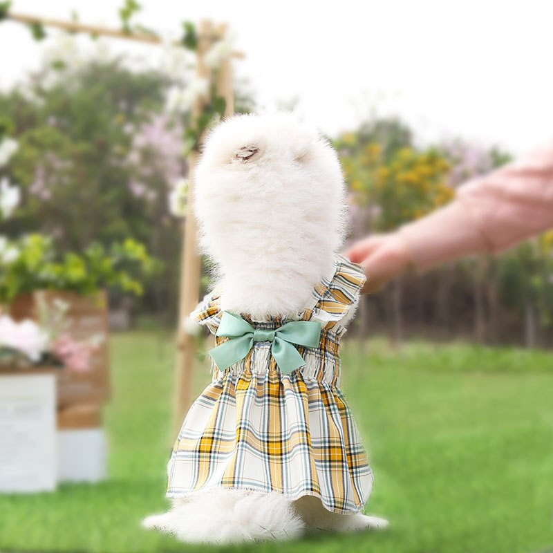 2021 haine pentru câini pentru animale de companie rochie cu fustă de primăvară, vară, fustă din tifon pentru animale de companie, pentru câini mici, mijlocii, pisici, îmbrăcăminte pentru animale de companie, costum pentru animale de companie