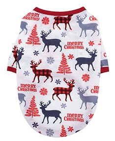 Koera jõuluriided Vest Lemmiklooma särk Lemmikloomade riiete jaoks Väikese kassi kutsika riietus Kassipoja uusaasta kostüüm Chihuahua Teddy Yorkshire