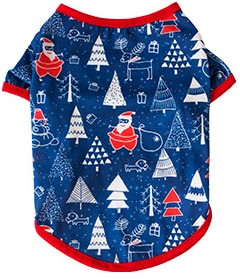 Koera jõuluriided Vest Lemmiklooma särk Lemmikloomade riiete jaoks Väikese kassi kutsika riietus Kassipoja uusaasta kostüüm Chihuahua Teddy Yorkshire