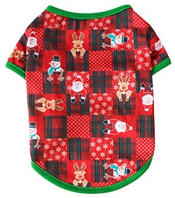 Koera jõuluriided Vest Lemmiklooma särk Lemmikloomade riiete jaoks Väikese kassi kutsika riietus Kassipoja uusaasta kostüüm Chihuahua Teddy Yorkshire