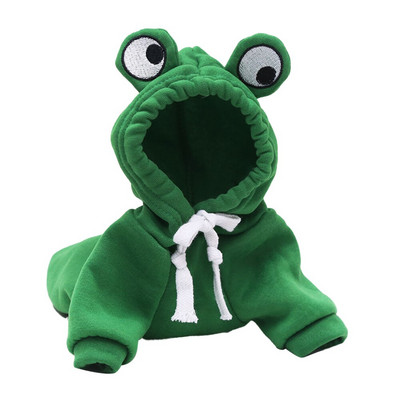 Šunų katės žieminiai šilti drabužiai Mieli pliušiniai paltai, gobtuvai Naminių gyvūnėlių kostiumų striukė šuniukui Prancūzų buldogo čihuahua mažo šuns drabužiai