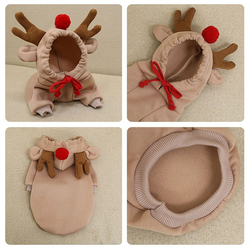 Šunų katės žieminiai šilti drabužiai Mieli pliušiniai paltai, gobtuvai Naminių gyvūnėlių kostiumų striukė šuniukui Prancūzų buldogo čihuahua mažo šuns drabužiai