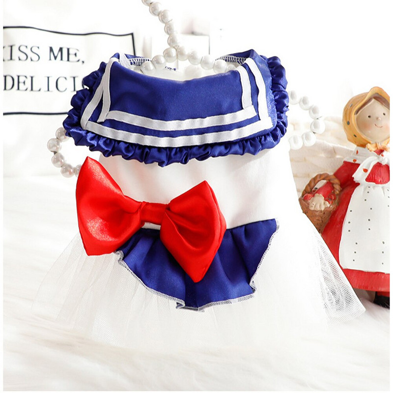 Suvine lemmiklooma koera kleit pulmakleit seelik ilus tüdruku kass printsessi kleit chihuahua kaisu kutsika riided