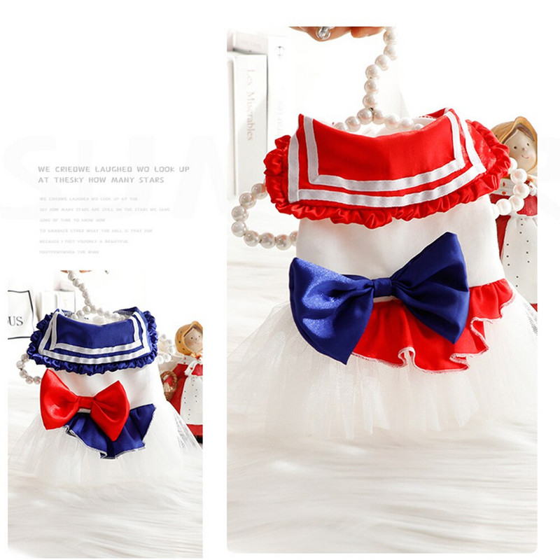 Suvine lemmiklooma koera kleit pulmakleit seelik ilus tüdruku kass printsessi kleit chihuahua kaisu kutsika riided