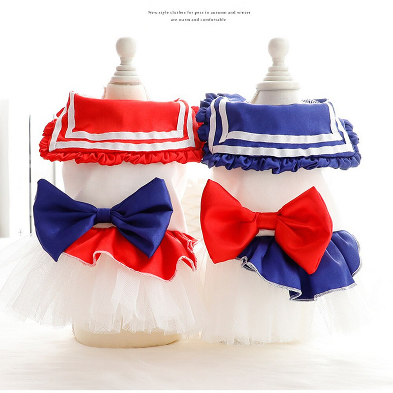 Suvine lemmiklooma koera kleit pulmakleit seelik ilus tüdruku kass printsessi kleit chihuahua kaisu kutsika riided