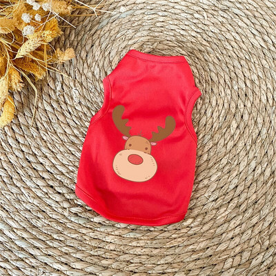 Šunų rūbai mažiems šunims Mieli marginti vasariniai augintiniai marškinėliai šuniukas šuniukas, katės liemenė, medvilniniai marškinėliai, mopso drabužiai, kostiumai