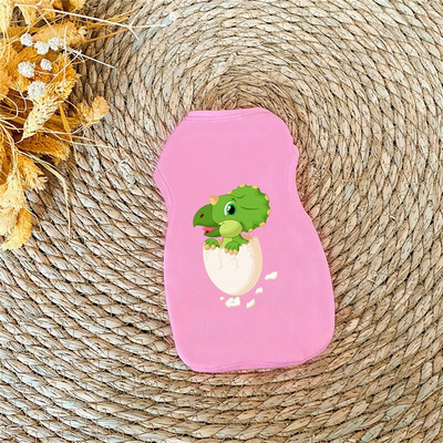 Šunų rūbai mažiems šunims Mieli marginti vasariniai augintiniai marškinėliai šuniukas šuniukas, katės liemenė, medvilniniai marškinėliai, mopso drabužiai, kostiumai