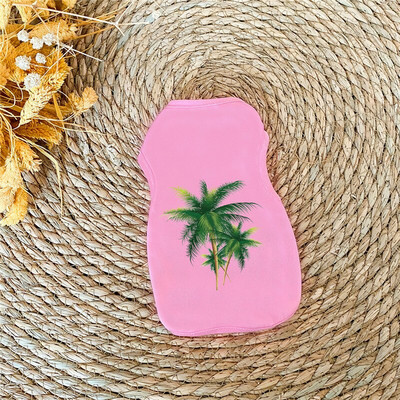 Šunų rūbai mažiems šunims Mieli marginti vasariniai augintiniai marškinėliai šuniukas šuniukas, katės liemenė, medvilniniai marškinėliai, mopso drabužiai, kostiumai