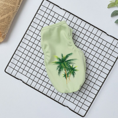 Šunų rūbai mažiems šunims Mieli marginti vasariniai augintiniai marškinėliai šuniukas šuniukas, katės liemenė, medvilniniai marškinėliai, mopso drabužiai, kostiumai