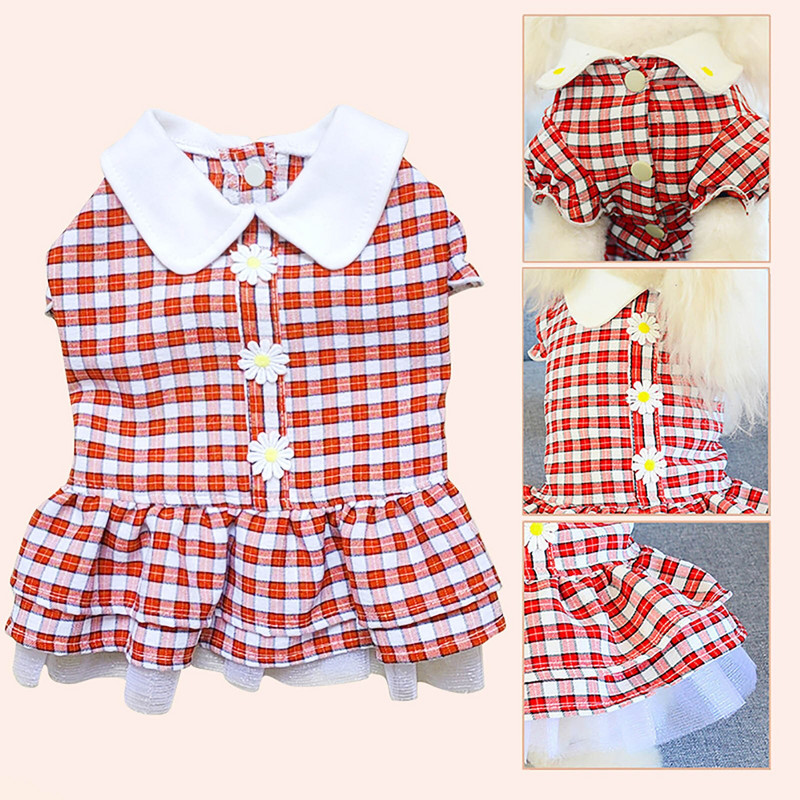 Kassirõivad ja aksessuaarid Mood Armsad lemmikloomatrükiga seelik hingav suvine mugav särk koerale Armsad koerarõivad suveks