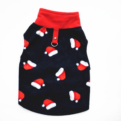 Ζεστό Fleece Ρούχα για σκύλους για φθινόπωρο Χειμερινό Παχύ γιλέκο Μπλουζάκι για σκύλους Μικρά μεσαία μπλουζάκια Κοστούμια καρό μπουφάν με δαχτυλίδι πρόσφυσης