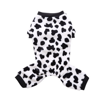 Koerte pidžaamad Talvised koerariided Prindi Soe Jumpsuits Mantel väikestele Koertele Kutsikas Koer Kass Chihuahua Pommeri riided Jumpsuits