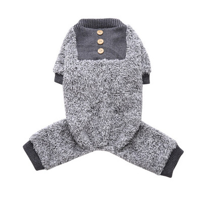Koerte pidžaamad Talvised koerariided Prindi Soe Jumpsuits Mantel väikestele Koertele Kutsikas Koer Kass Chihuahua Pommeri riided Jumpsuits